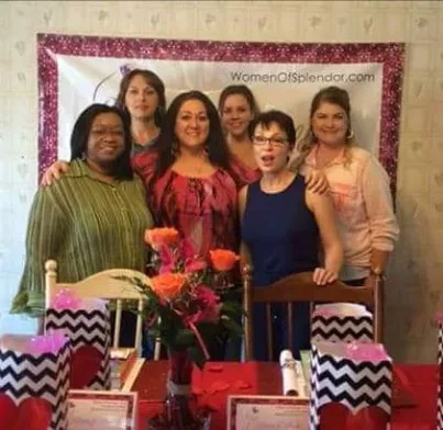 Group of six women at Women of Splendor event
