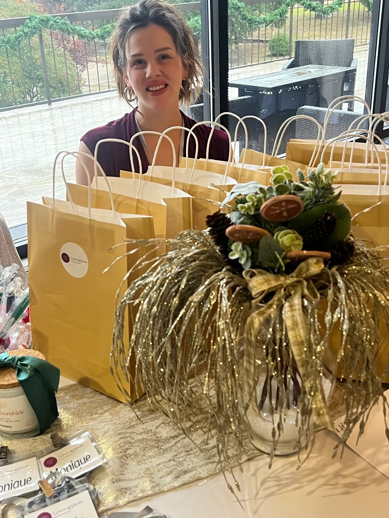 Women of Splendor event with gift bags